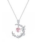 Moon and Star Necklace
